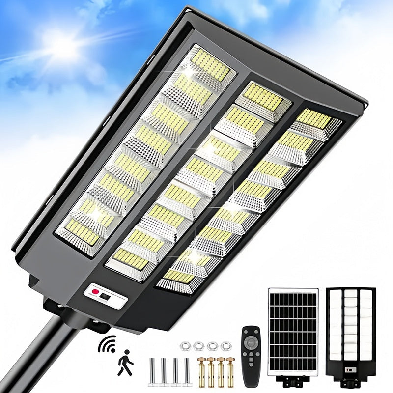 High Lumen Outdoor IP65 Waterproof All in One Solar Street Light LED Lawn Garden Lamp Street Lantern Lighting