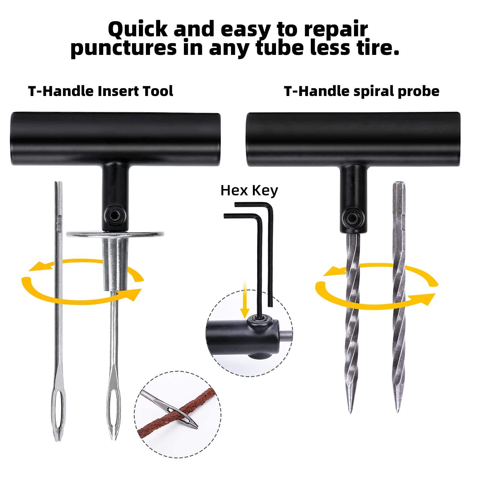 High Quality Speedy Seal Tire Emergency Tool Tire Repair Kit,Tire Repair Tool.Applicable to cars, trucks and motorcycles