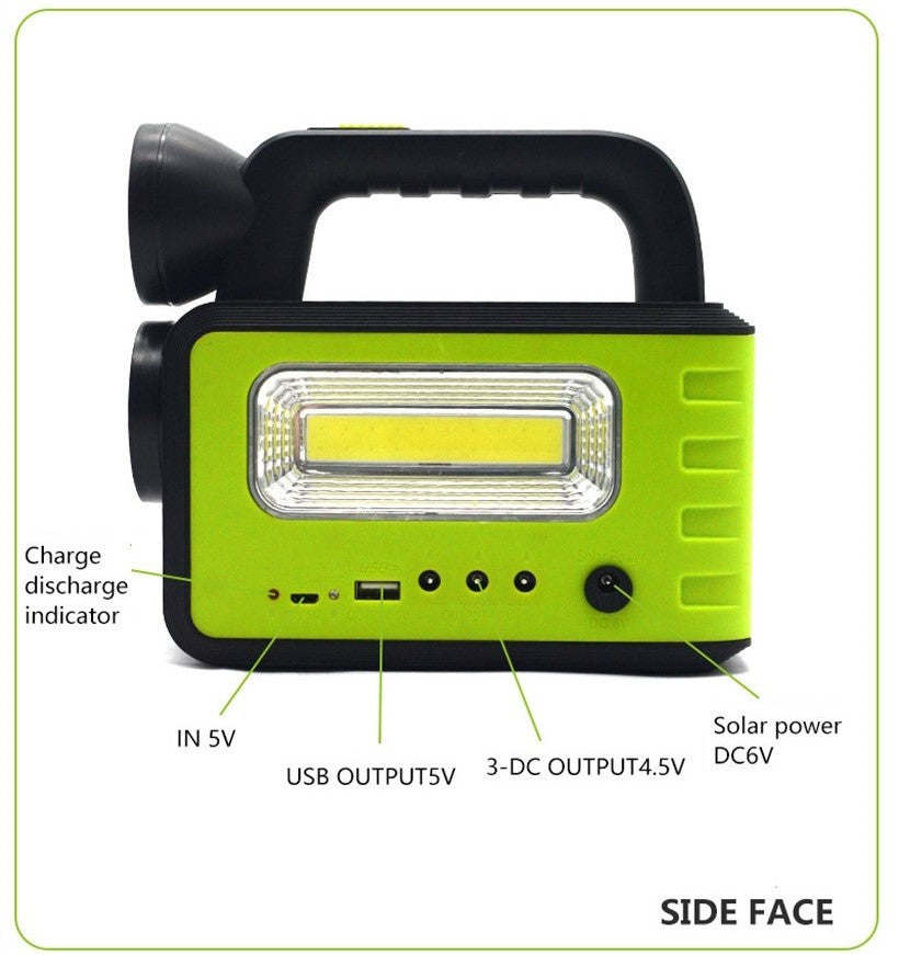 Portable Rechargeable Storage Generator System Solar Panel Power USB Charger