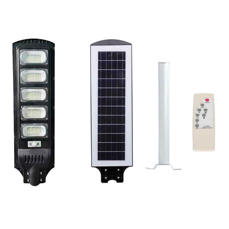 Waterproof 100W/150W/250W LED Solar Street Light Radar Sensor for Outdoor Plaza Garden Yard
