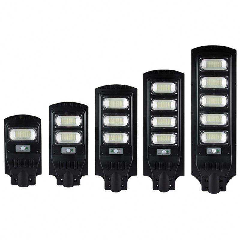 Waterproof 100W/150W/250W LED Solar Street Light Radar Sensor for Outdoor Plaza Garden Yard