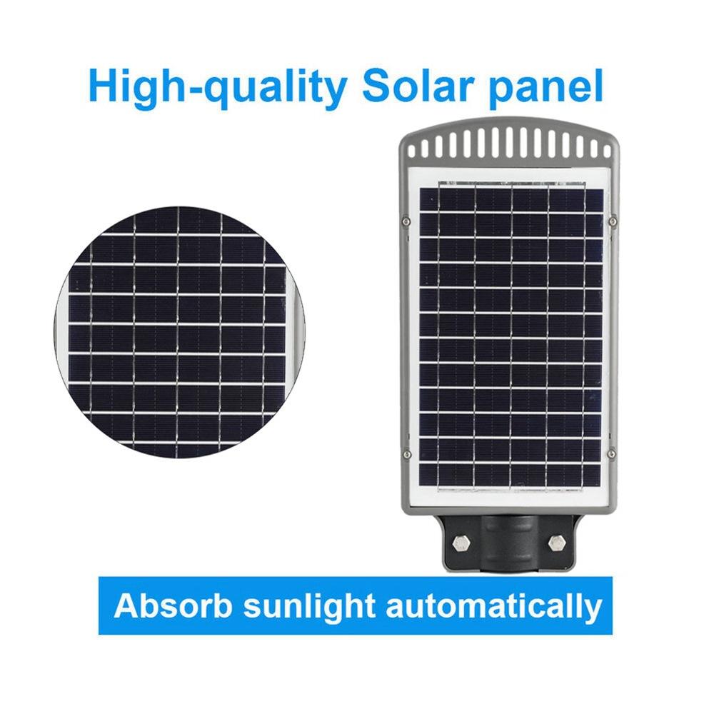 Waterproof 100W/150W/250W LED Solar Street Light Radar Sensor for Outdoor Plaza Garden Yard