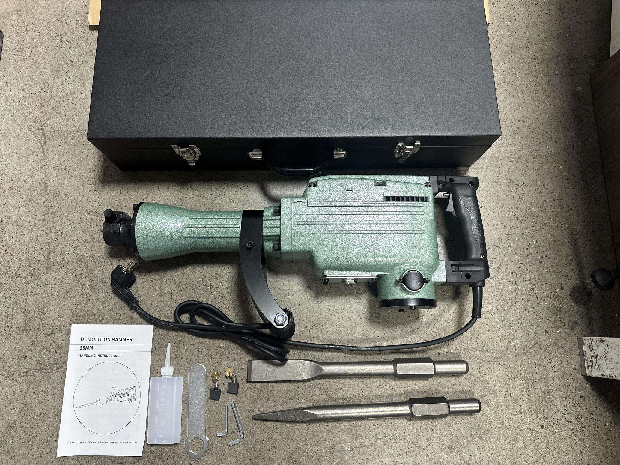 High Power Concrete Breakers Rotary Demolition Impact Hammer Drill Set Industrial Heavy Duty Jack Hammer Electric Pick