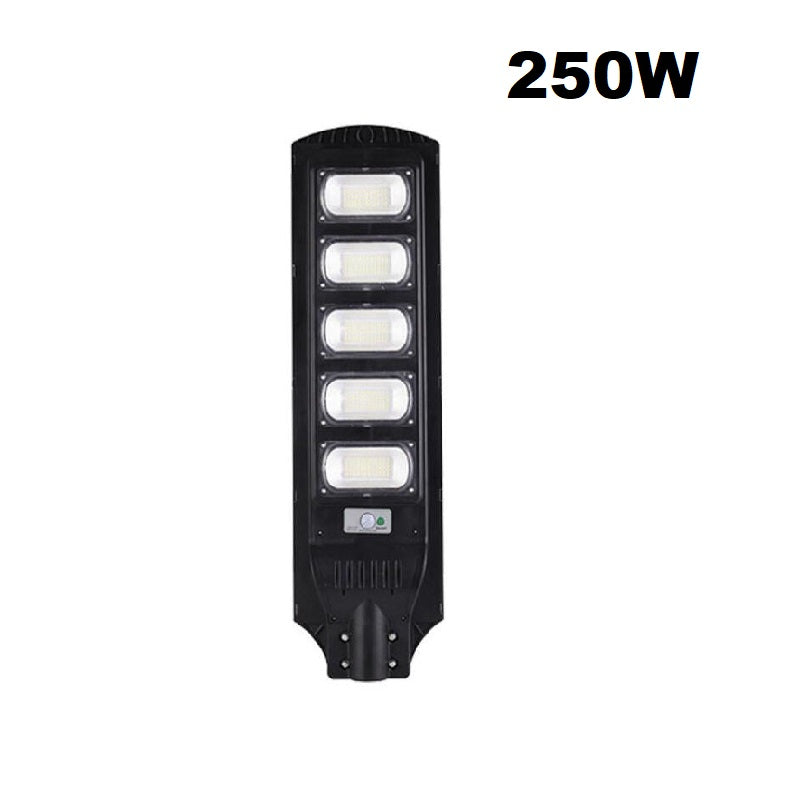 Waterproof 100W/150W/250W LED Solar Street Light Radar Sensor for Outdoor Plaza Garden Yard