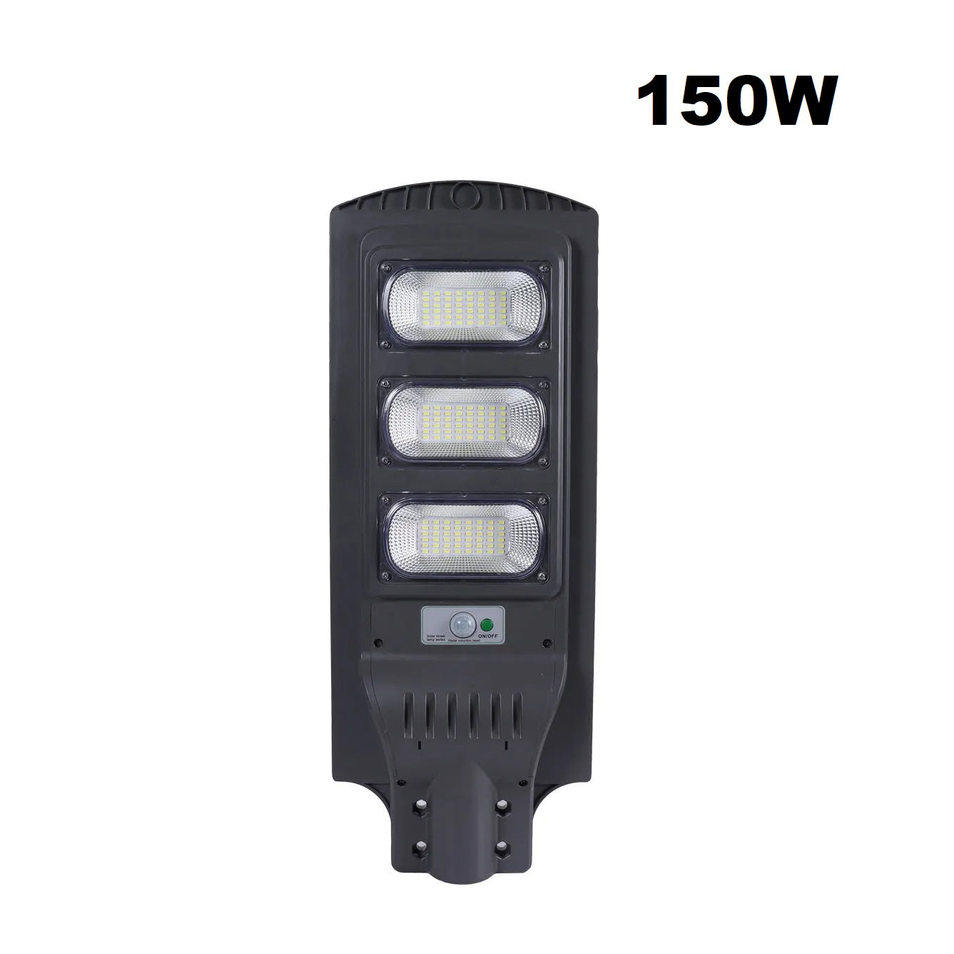 Waterproof 100W/150W/250W LED Solar Street Light Radar Sensor for Outdoor Plaza Garden Yard